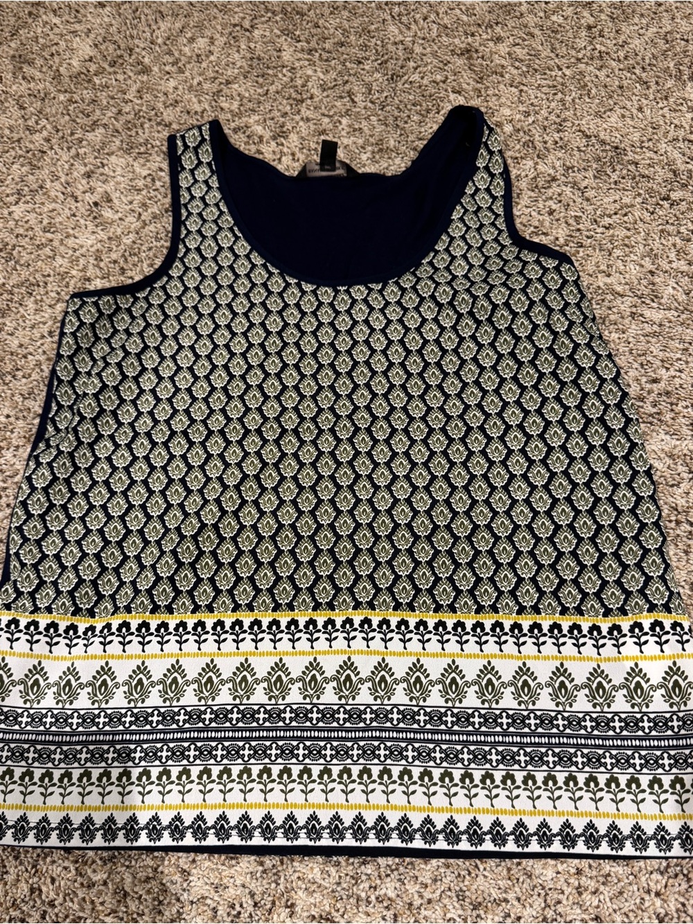 Patterned Tank Top